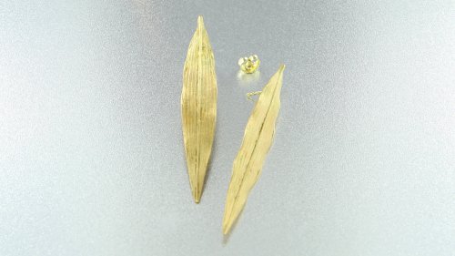 Ohrstecker GOLD Blätter